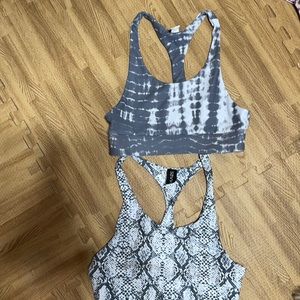 Savvi Indi sports bra. Set of 2. Size small.
